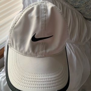 White Nike ball cap